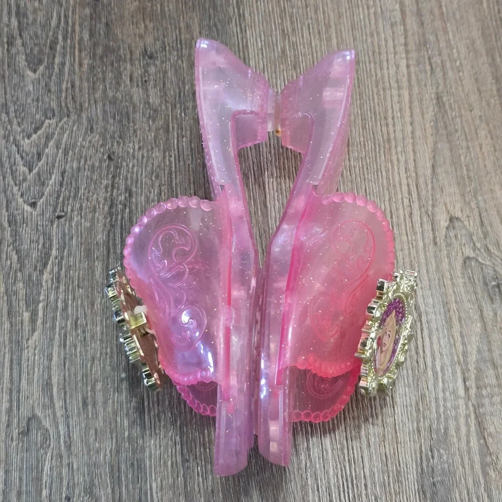 Disney Princess Aurora Sleeping Beauty Dress Up Shoes Girls OS Pink Glitter